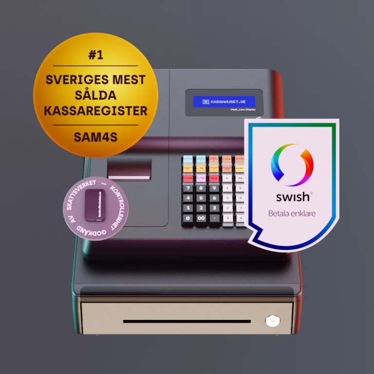 Sveriges mest sålda kassaregister SAM4S ER-260EJ