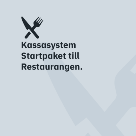 ES Kassasystem startpaket till restaurangen.
