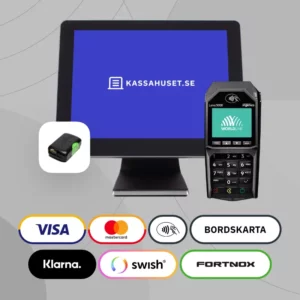 Ett komplett kassasystem med Worldline kortterminal till restauranger. Ett komplett kassasystem med Worldline kortterminal till restauranger.