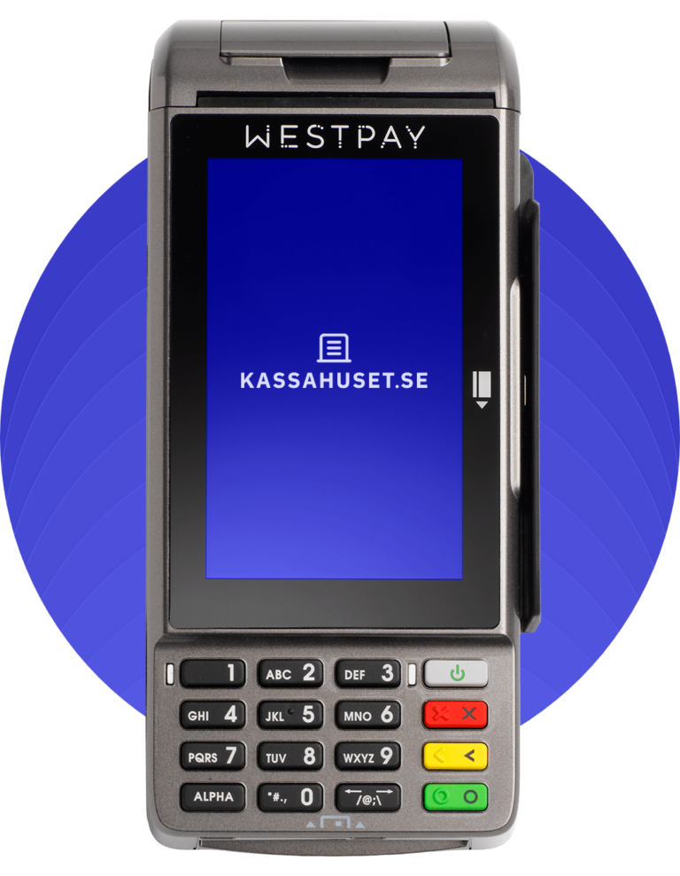 WESTPAY CARBON 100 med KASSAHUSET LOGO