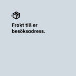 Startpaket - Lilla Salongen från 589 kr /mån