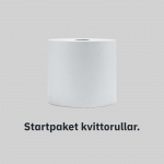 Startpaket kvittorullar. Startpaket kvittorullar.