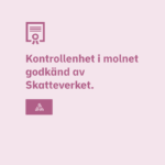 Valei kontrollenhet i molnet godkänd av Skatteverket