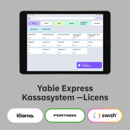 Yabie Express Kassasystem Licens