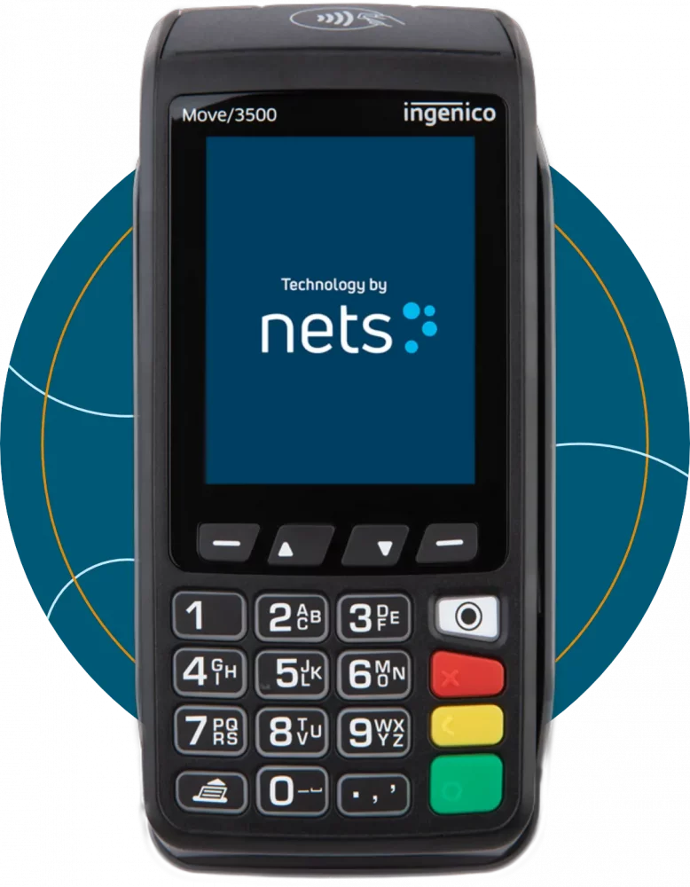 Nets Move 3500 Mobil Betalterminal