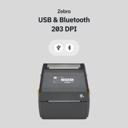 ZEBRA ZD421D USB och Bluetooth 203 DPI etikettskrivare