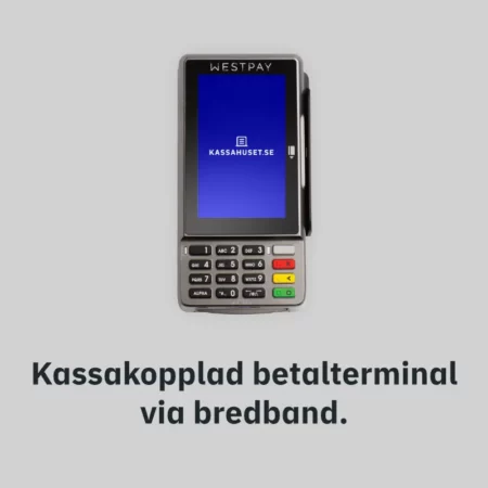 SAM4S ER-260EJ Kassaregister Paket med WESTPAY Carbon C10 Betalterminal