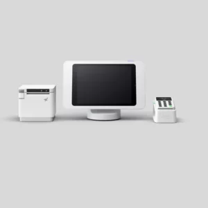 Zettle by PayPal kassasystem för restaurang och café, vit.