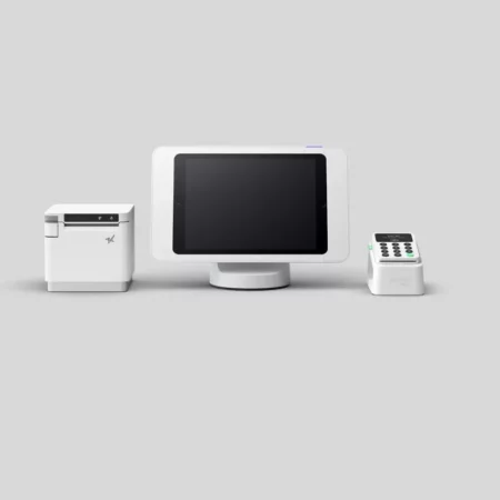 Zettle by PayPal kassasystem för restaurang och café, vit.