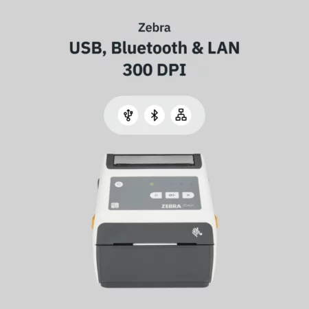 Zebra ZD421d Healthcare - Sjukvård - 300dpi - USB - Bluetooth - Ethernet