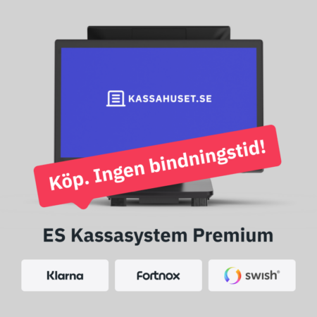 ES Kassasystem Premium - Köp ingen bindningstid.