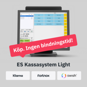 ES Kassasystem Light. Köp, ingen bindningstid!